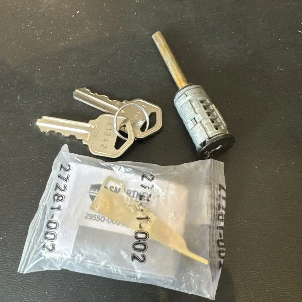 Kwikset‎ SmartKey Deadbolt Cylinder Replacement Part With Reset Tool matte black